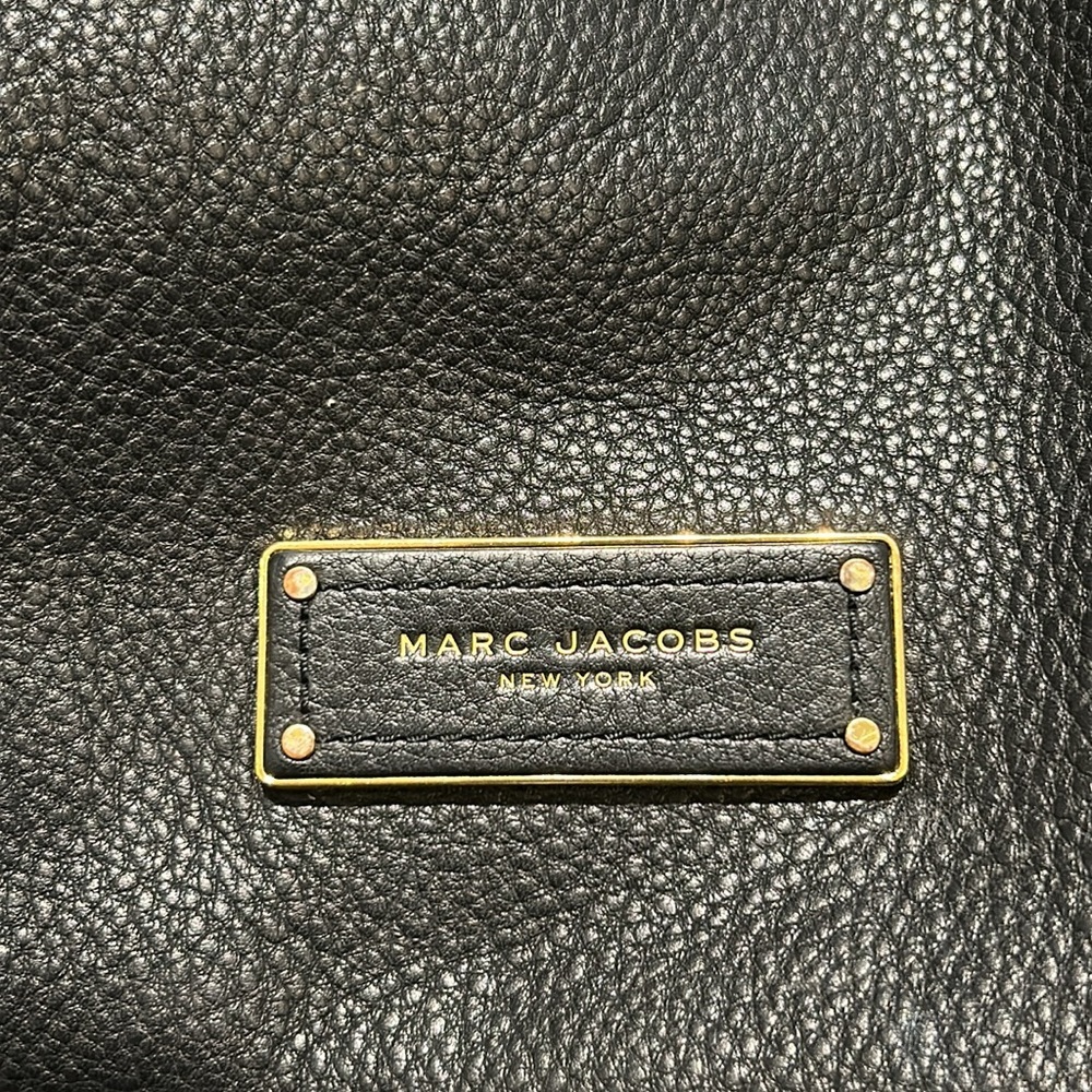 Marc by Marc Jacobs Tote Bag Too Hot To Handle Bentley Black Pebbled Leather - Picture 3 of 15